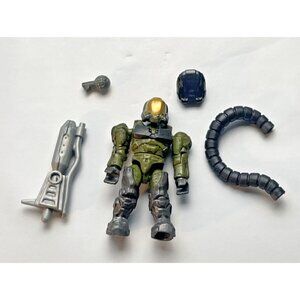 Mega Bloks 97233 Halo Ultimate Combat Pack UNSC Flame Marine Figure Weapons 2013